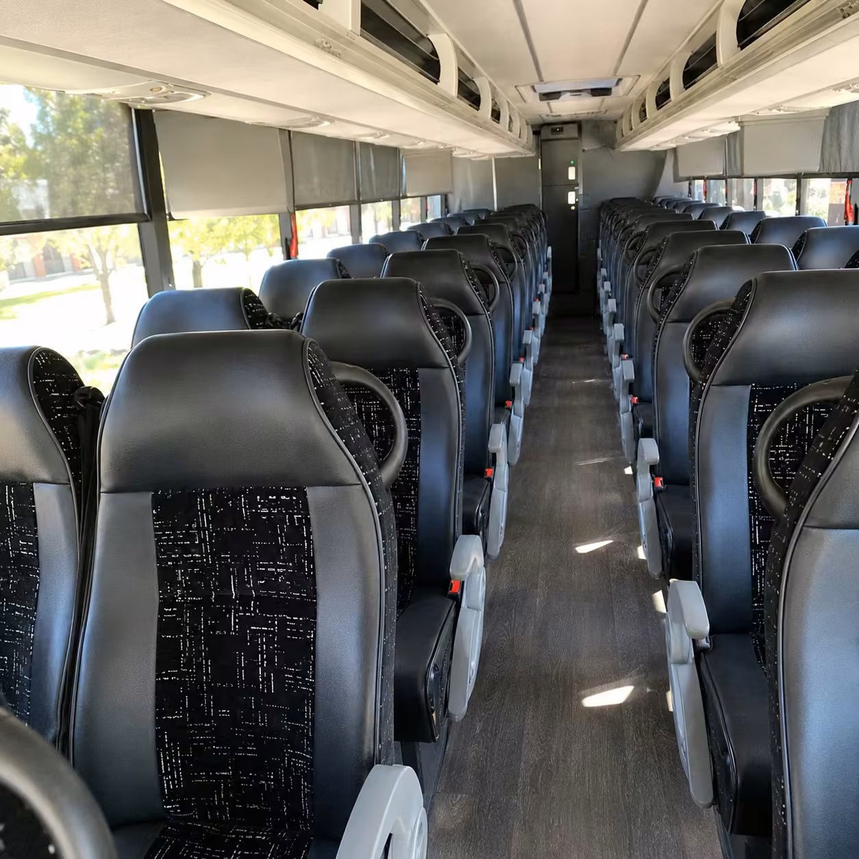 princeton charter bus interior
