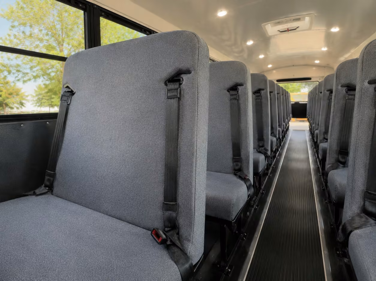 school bus interior
